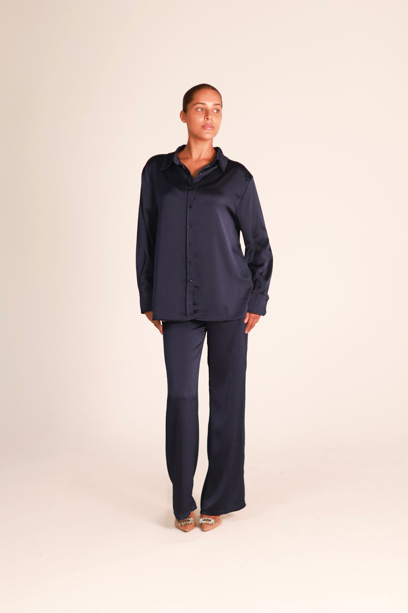 SET - overhemdblouse met broek