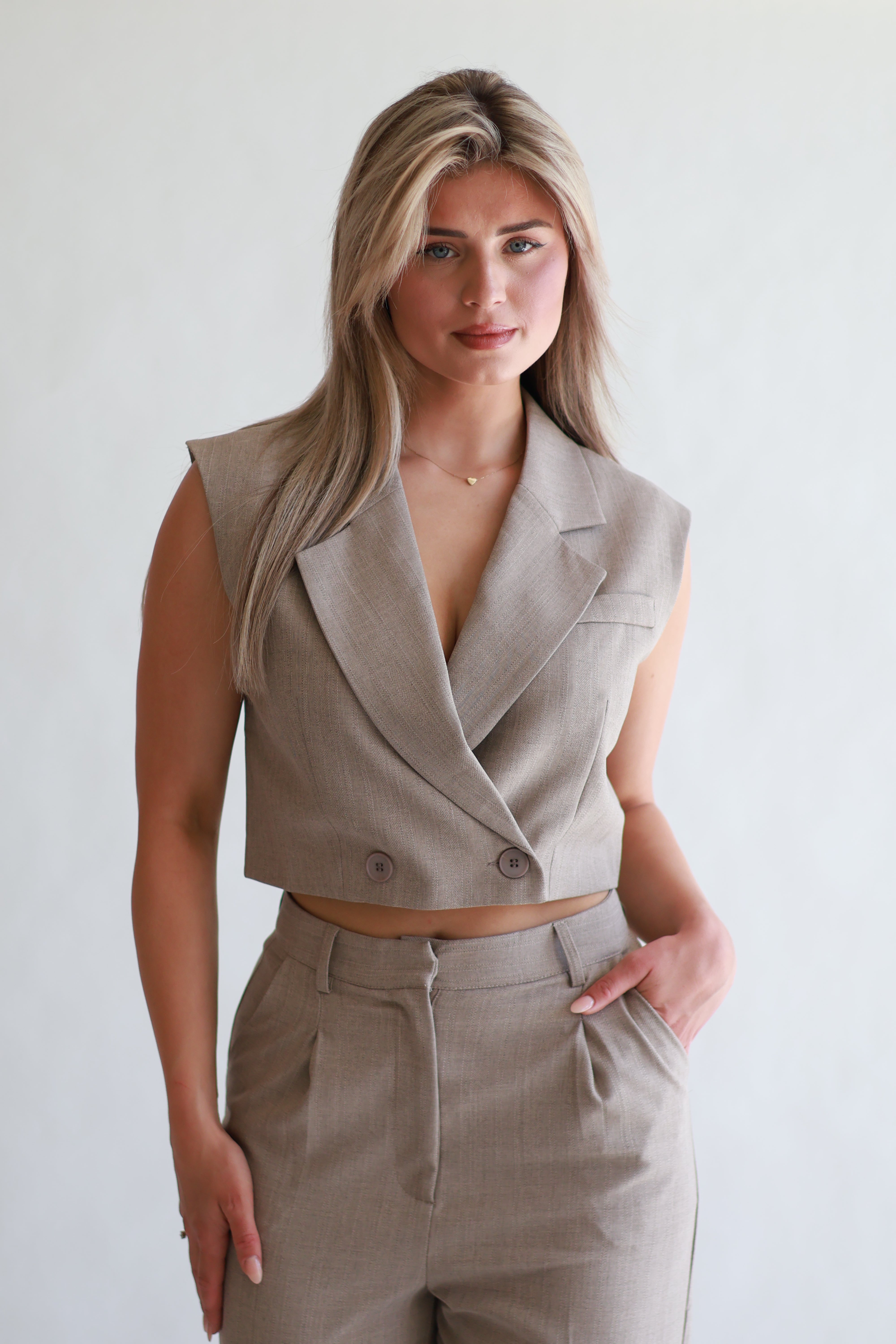 CO-ORD SET TAUPE