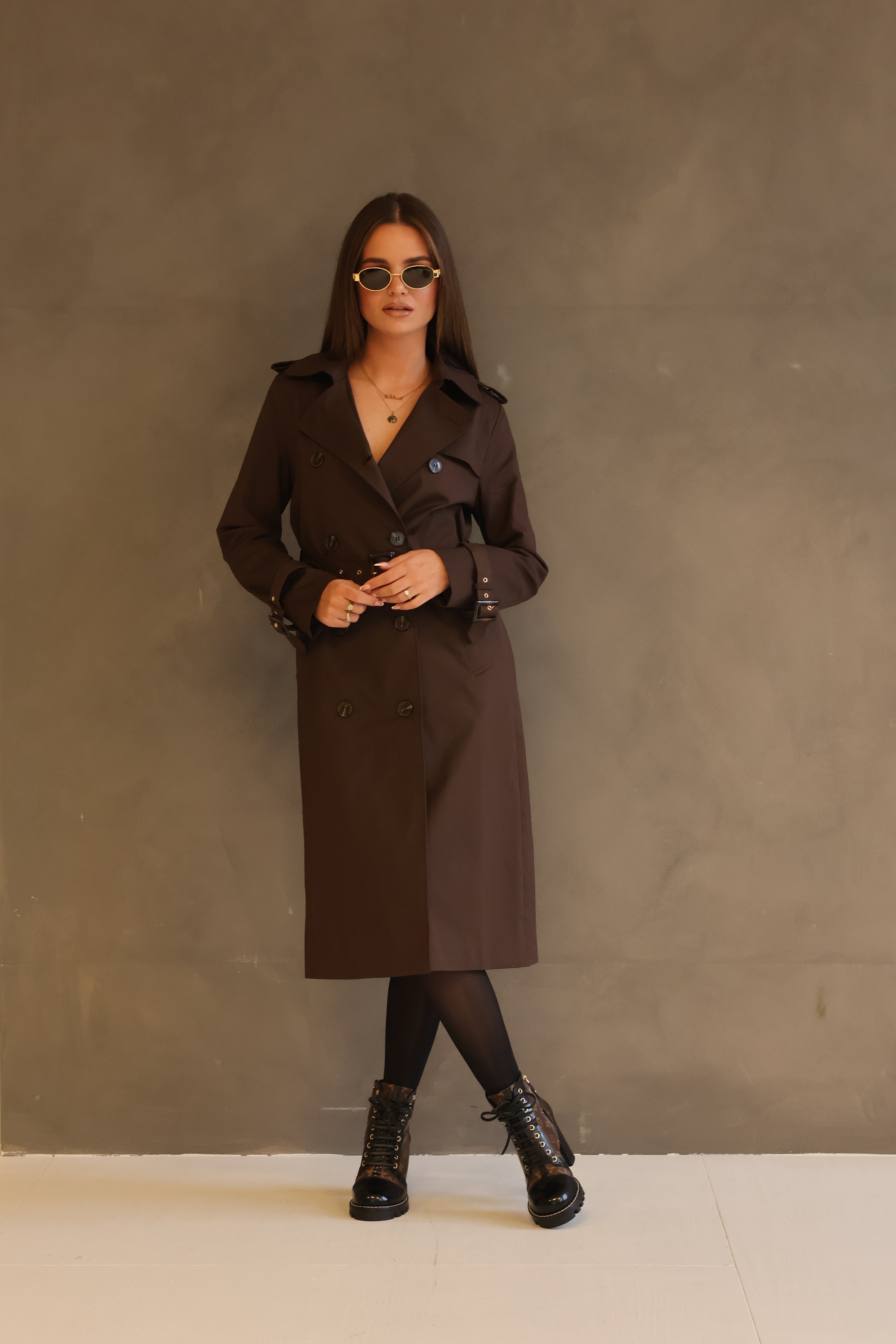 Lange - Trenchcoat Met Ceintuur
