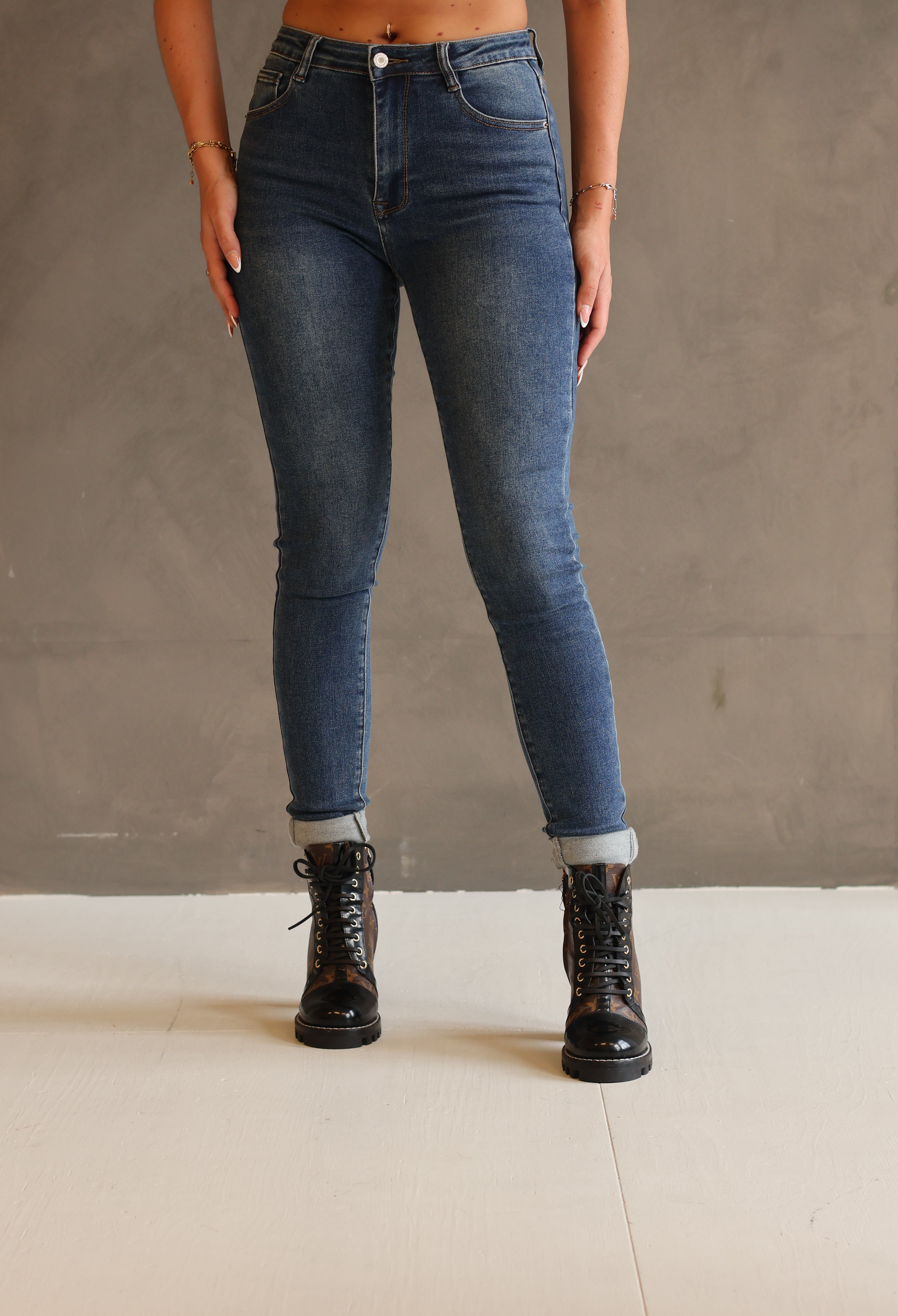 PUSH UP HIGHWAIST - Skinny Jeans