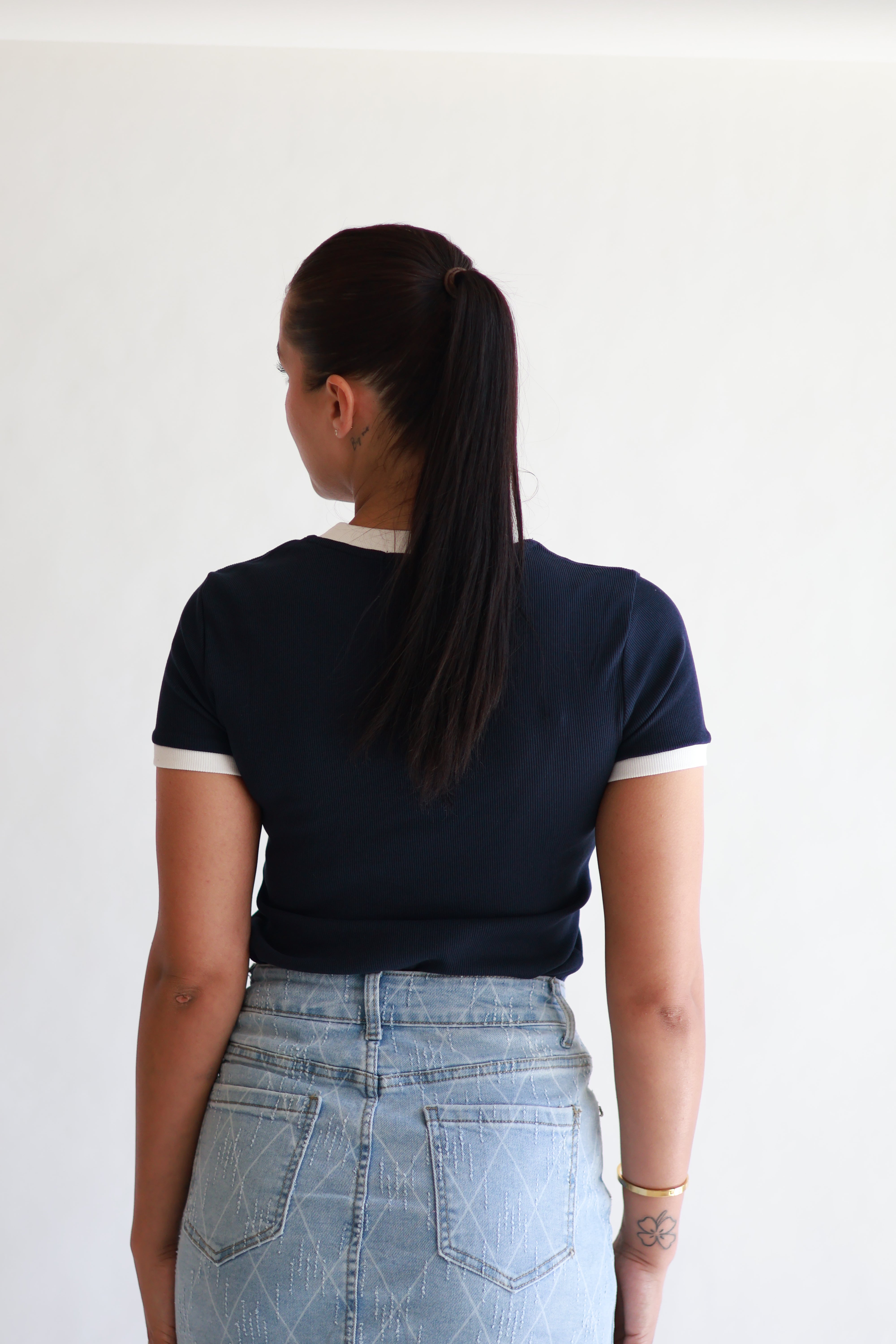DENIM MINI ROK