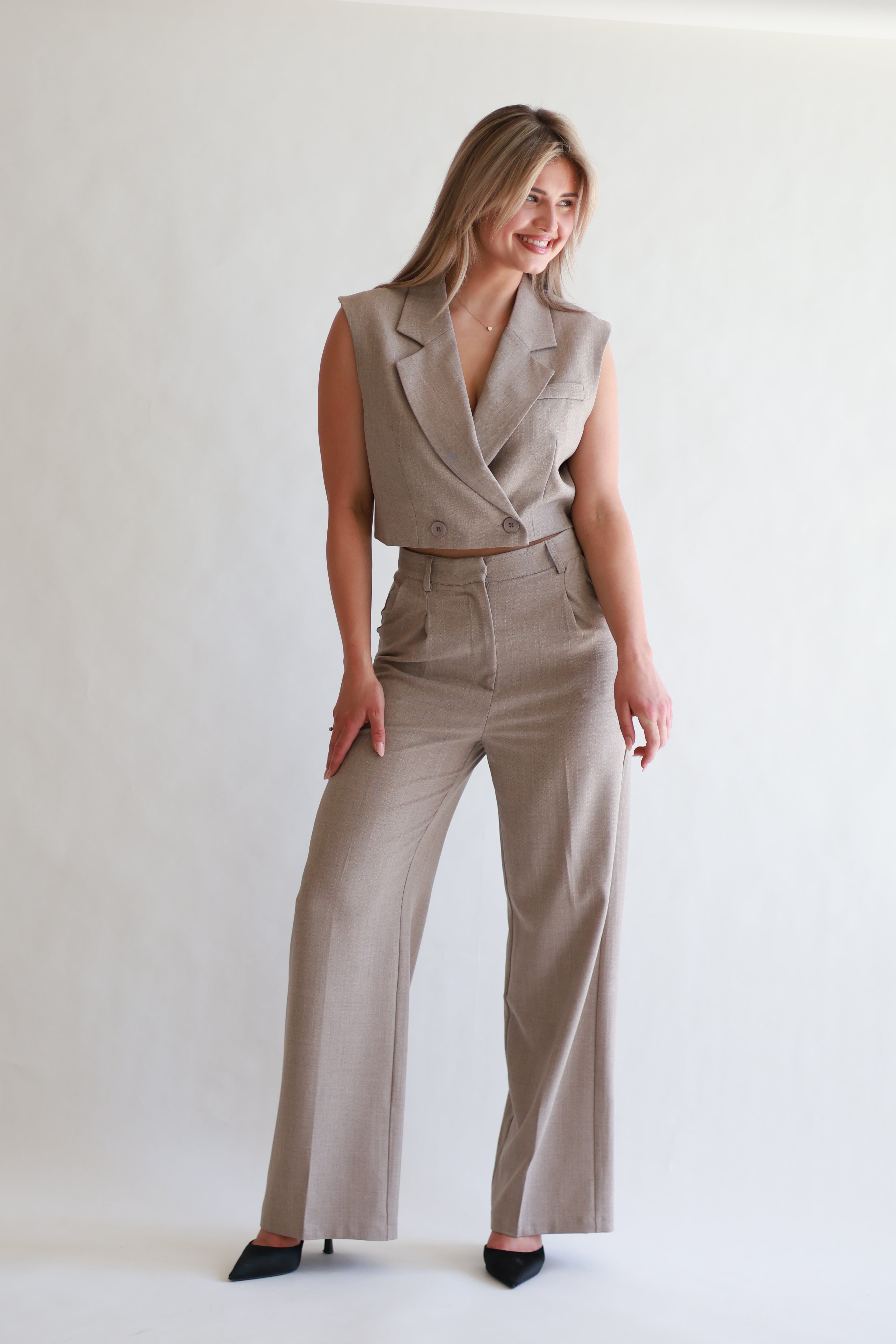 CO-ORD SET TAUPE